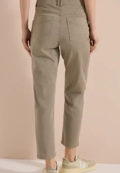 Mid Waist Slim Legs broek in casual fit