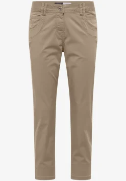 Mid Waist Slim Legs broek in casual fit