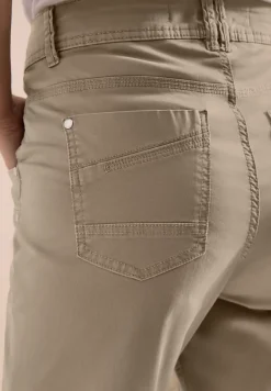 Mid Waist Slim Legs broek in casual fit