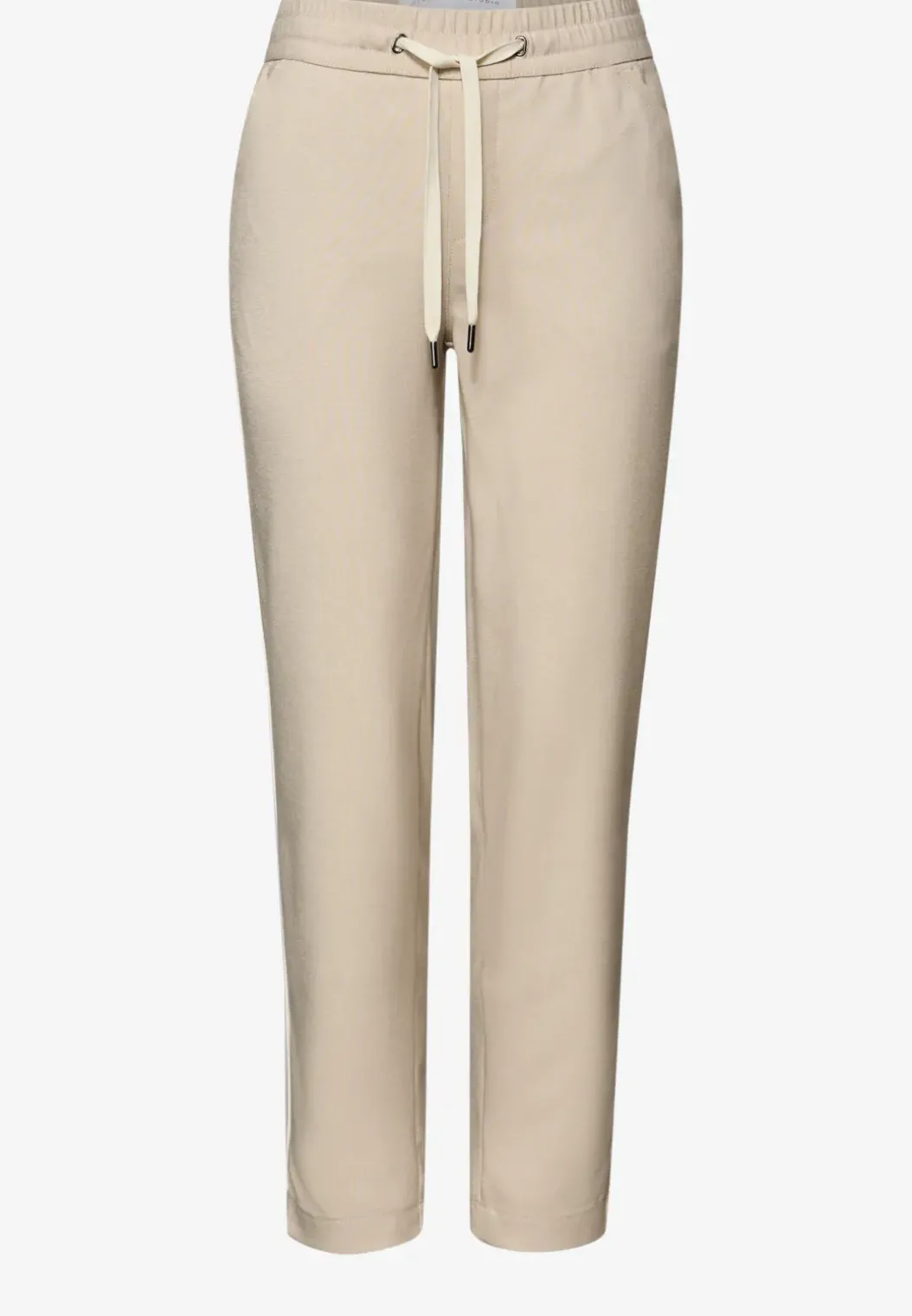 Mid Waist Slim Legs broek in Loose Fit