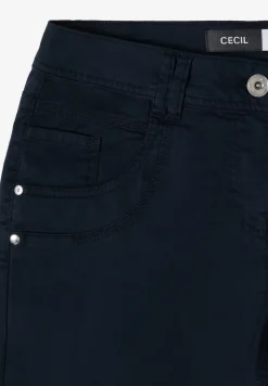 Mid Waist Slim Legs broek in casual fit