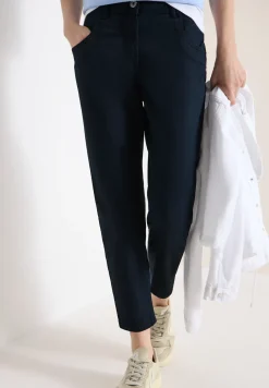 Mid Waist Slim Legs broek in casual fit