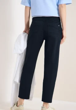 Mid Waist Slim Legs broek in casual fit