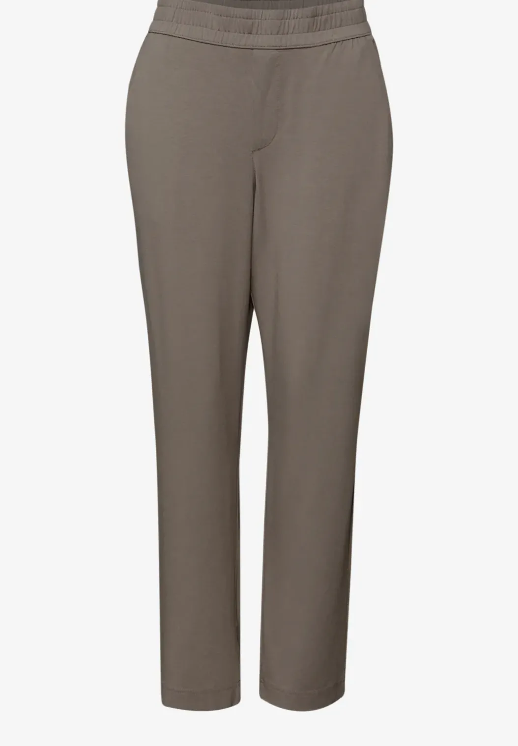 Mid Waist Slim Legs broek in Loose Fit