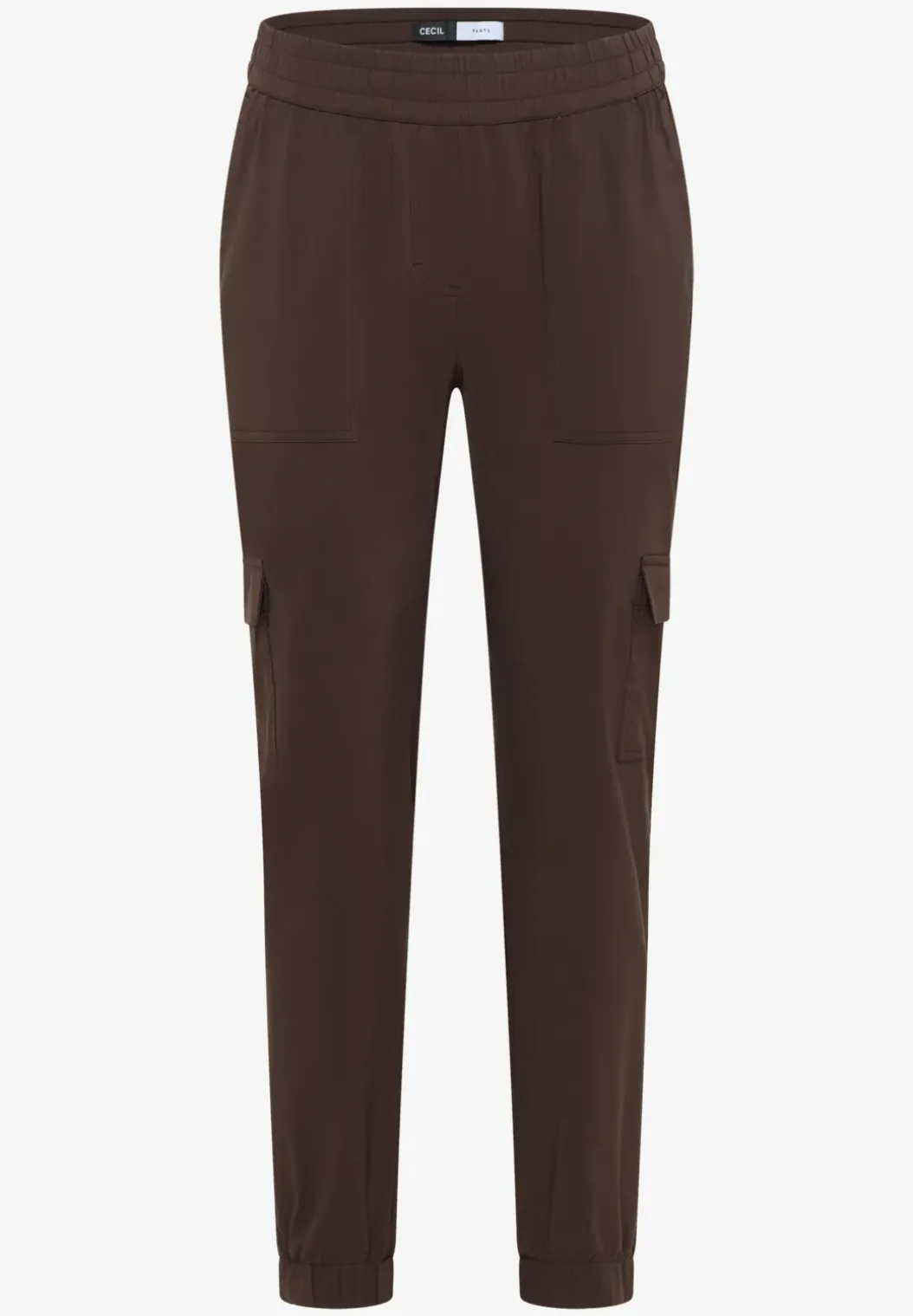 Mid Waist Slim Legs broek in cargo-look