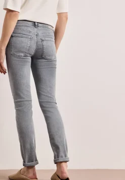 Mid Waist Slim Legs jeans met turn-up