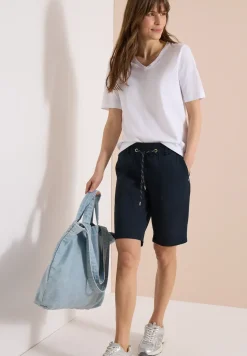 Mid Waist straight legs short in casual pasvorm