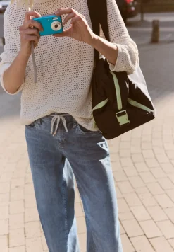 Mid Waist Wide Legs jeans in Loose Fit
