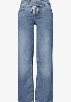 Mid Waist Wide Legs jeans in Loose Fit
