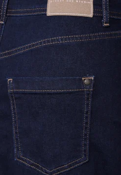 Midi denim rok