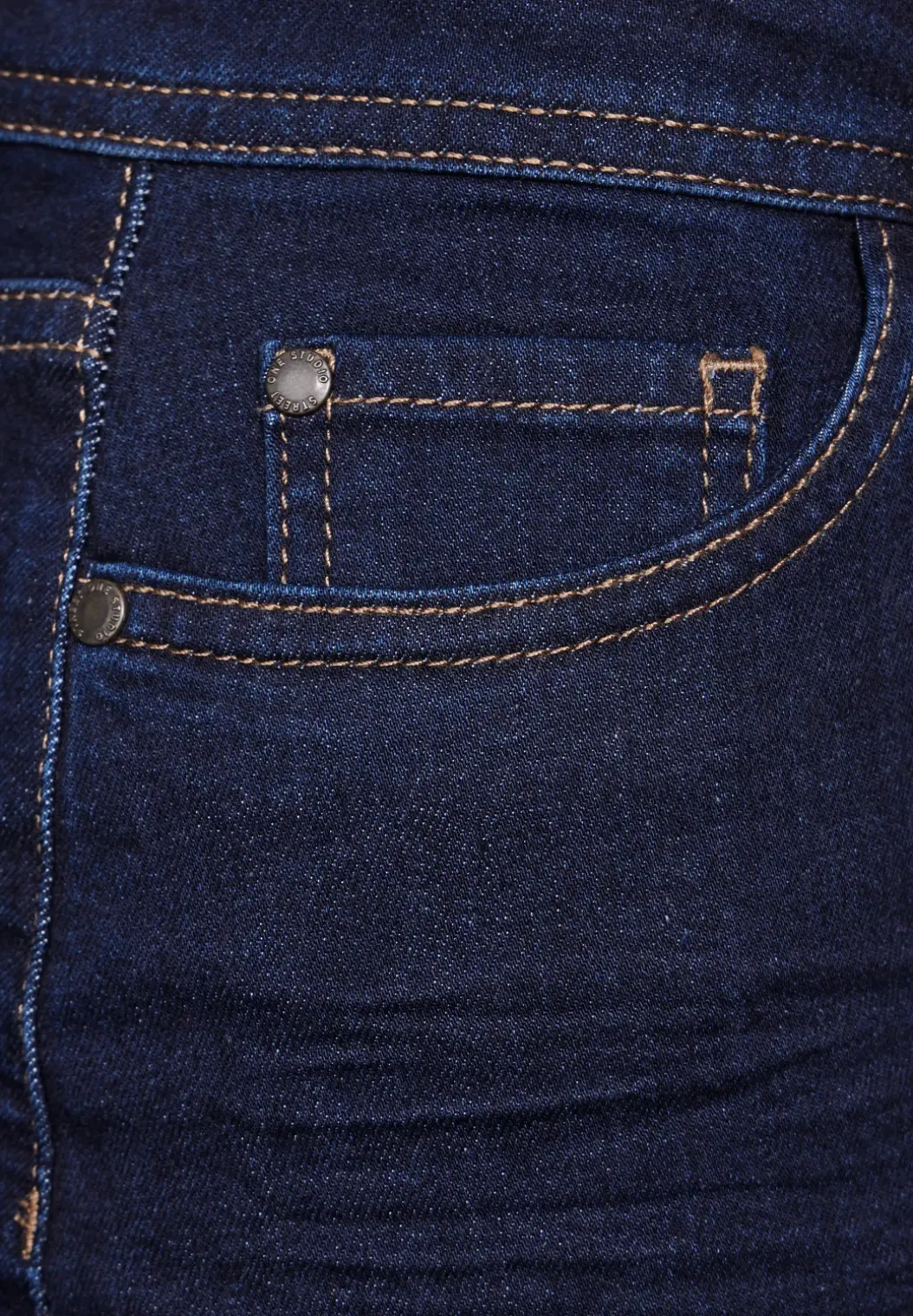 Midi denim rok