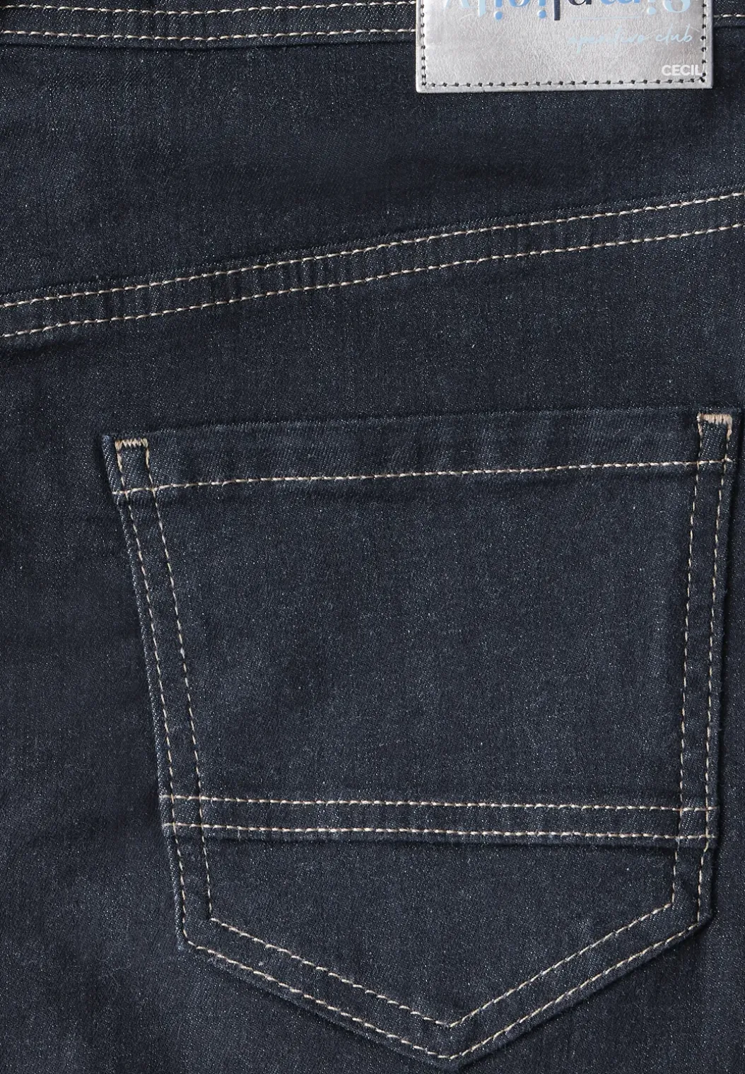 Midi denim rok