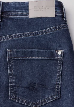 Midi denim rok