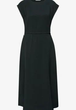 Midi-jurk met boothals
