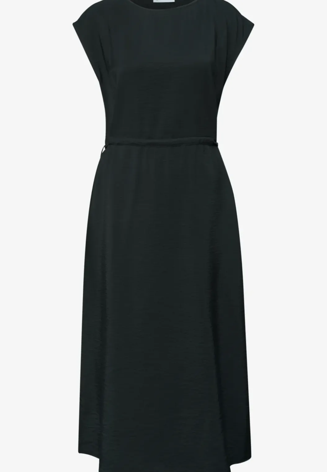 Midi-jurk met boothals