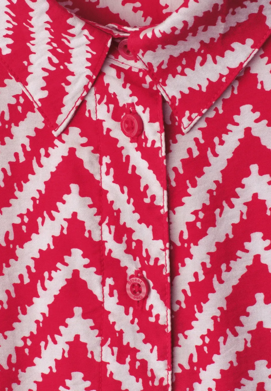Midi-jurk met zigzagpatroon