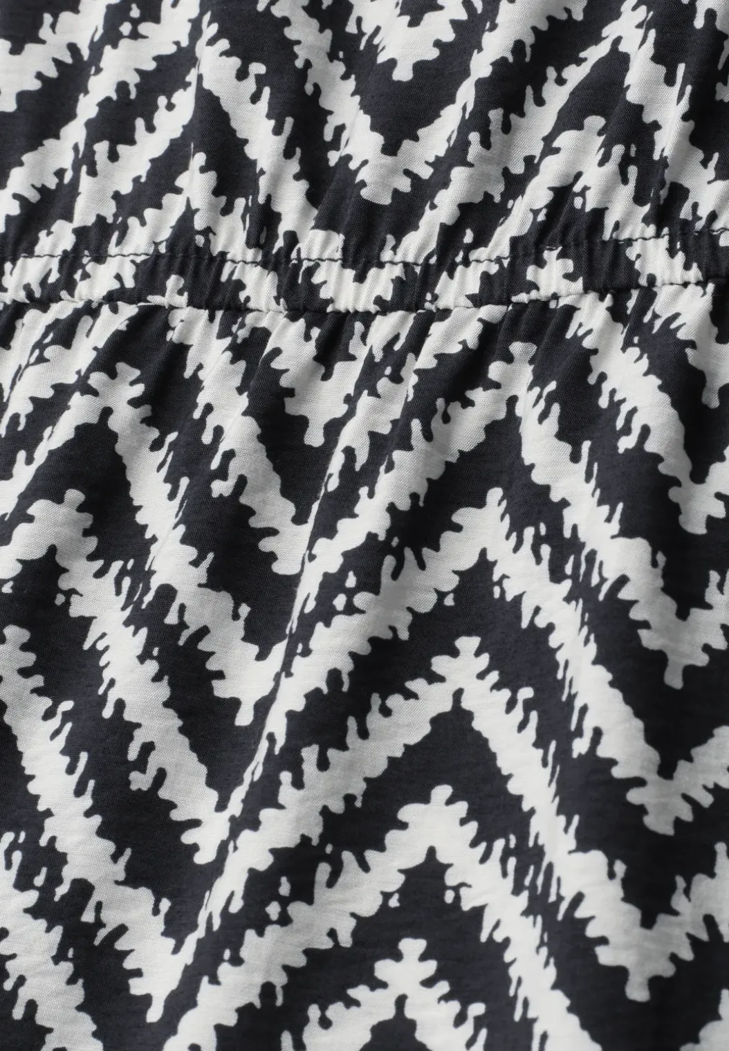 Midi-jurk met zigzagpatroon