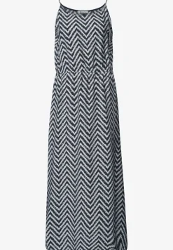 Midi-jurk met zigzagpatroon