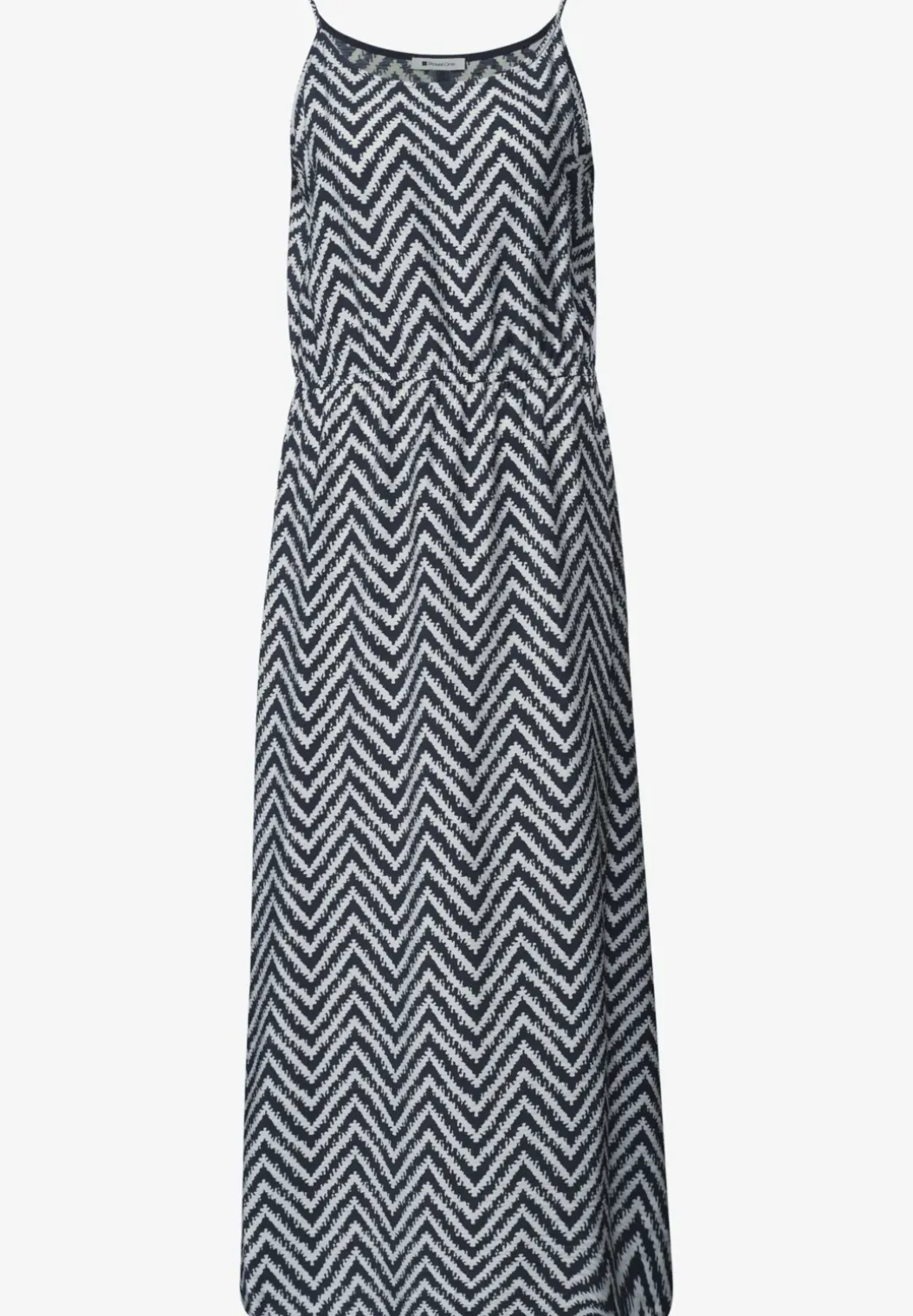 Midi-jurk met zigzagpatroon
