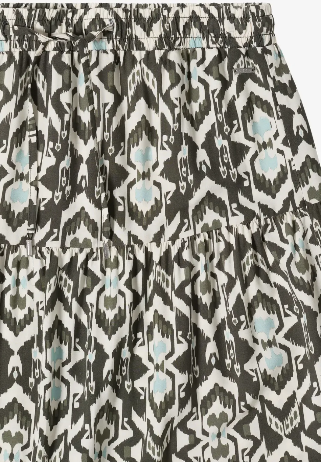 Midirok met grafisch patroon