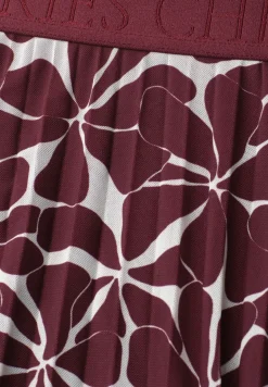 Midirok van mesh met print