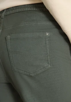 Mid Waist Slim Legs broek in Loose Fit
