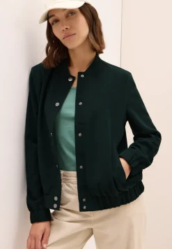 Mini ribfluwelen blouson