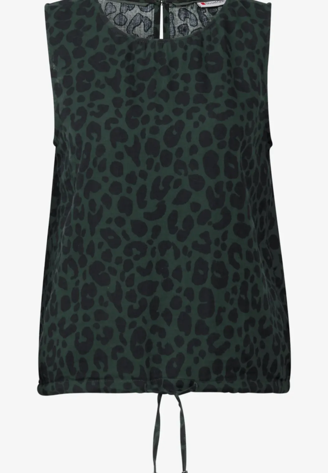 Mousseline blouse top met print