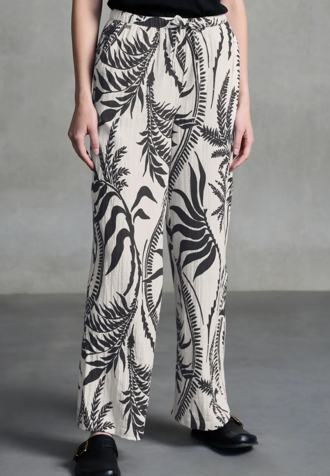 Mousseline broek Wide Legs