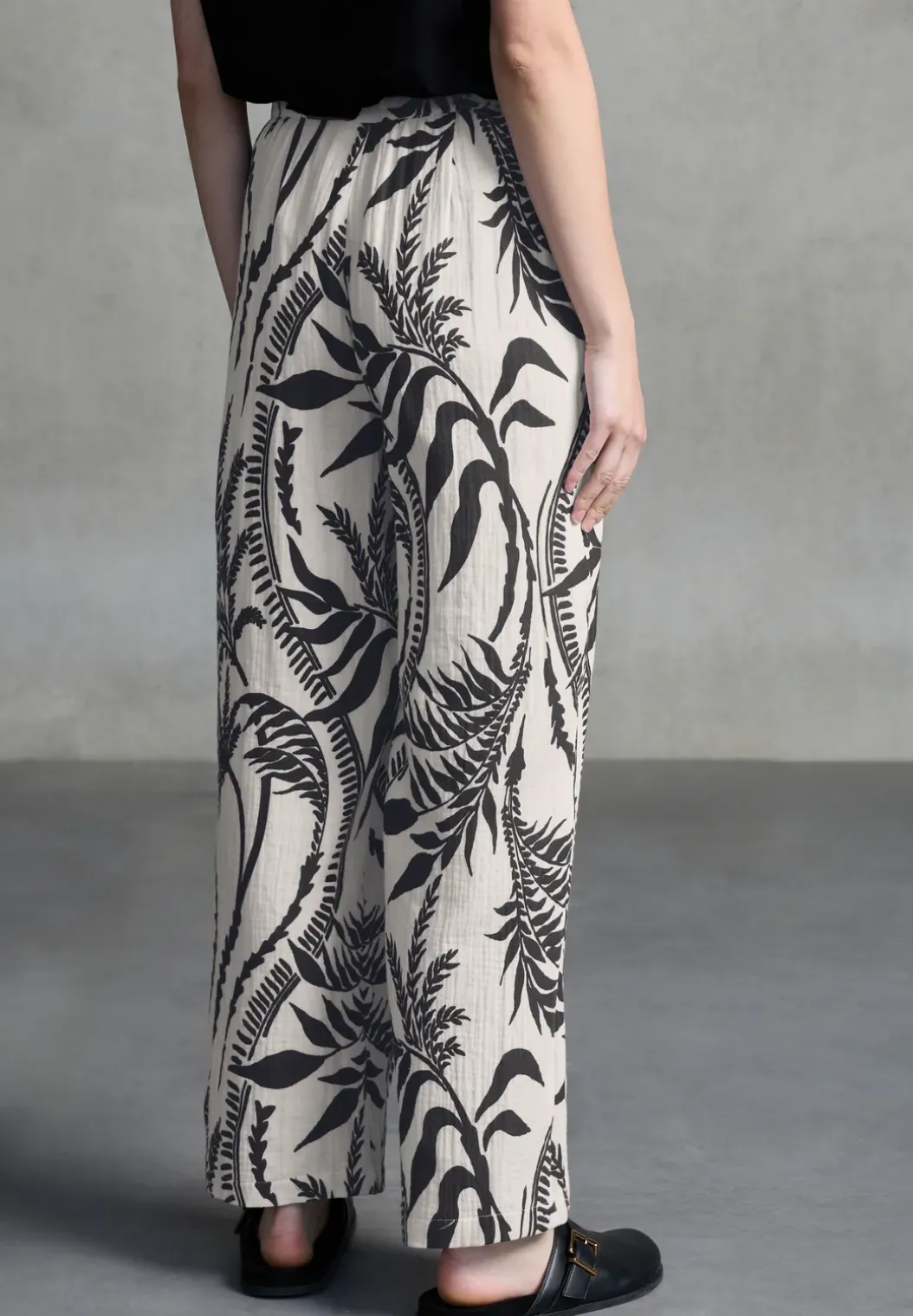 Mousseline broek Wide Legs