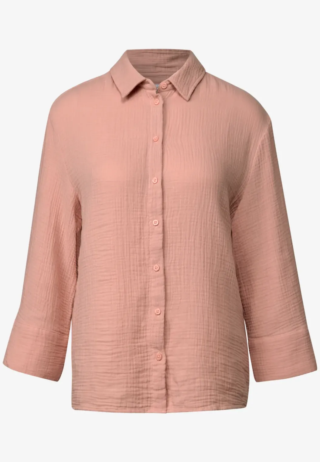 Mousseline overhemd blouse