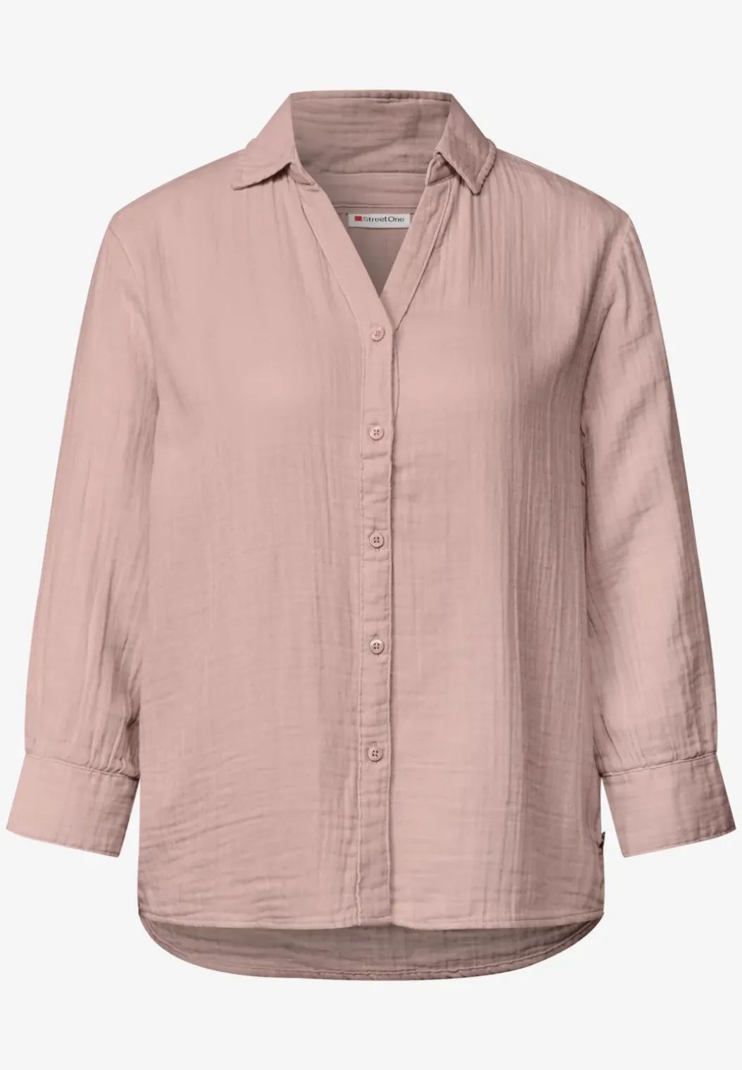 Mousseline overhemd blouse