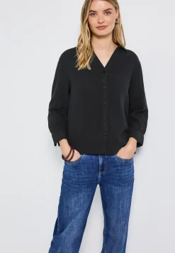 Mousseline overhemd blouse