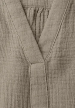3/4-mouwen blouse in mousseline kwaliteit