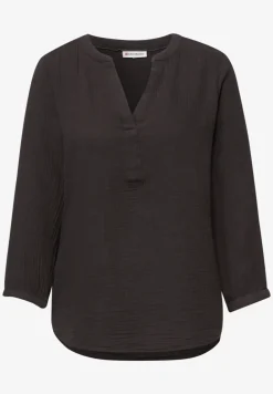 3/4-mouwen blouse in mousseline kwaliteit