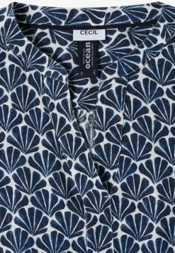 3/4-mouwen blouse met glitterdetails