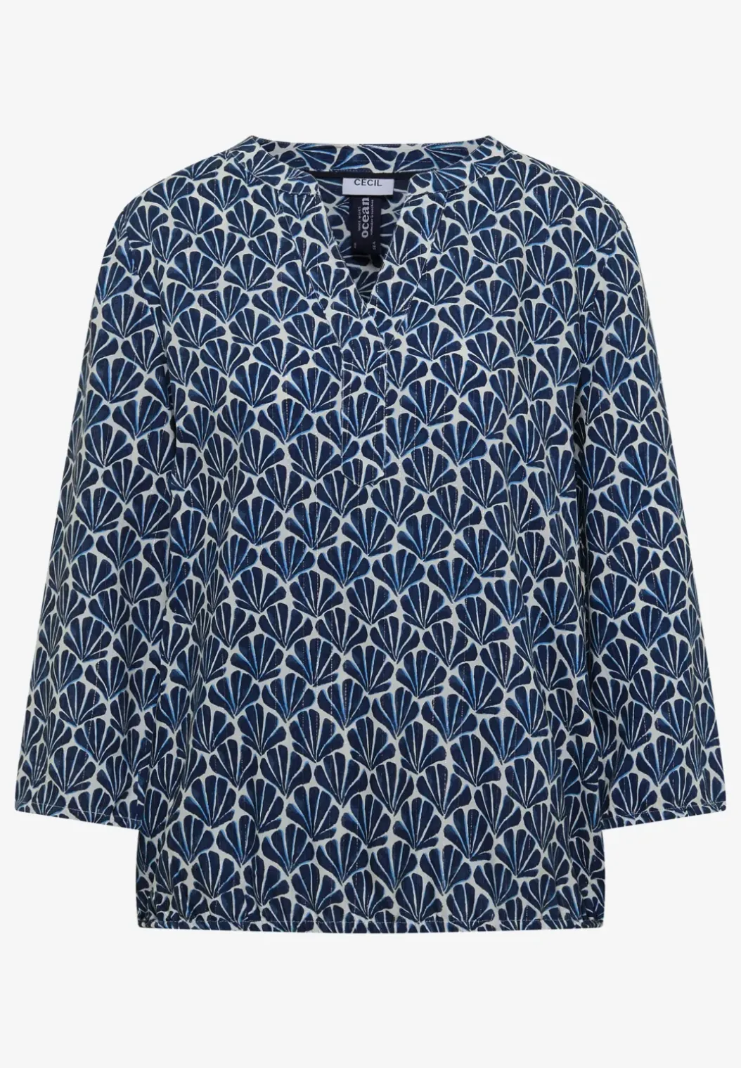 3/4-mouwen blouse met glitterdetails