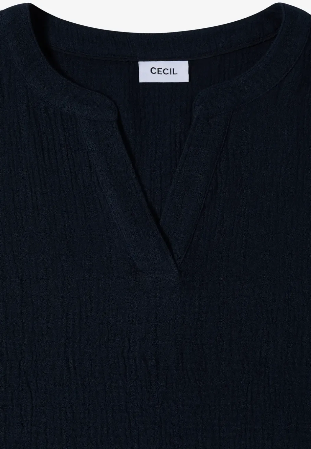3/4-mouwen blouse van mousseline