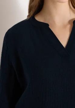 3/4-mouwen blouse van mousseline