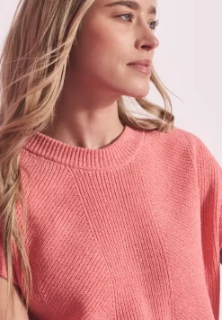 Mouwloze chenille trui