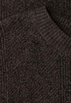Mouwloze chenille trui