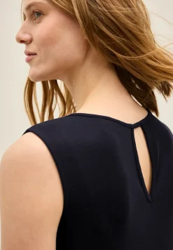 Mouwloze jersey jurk