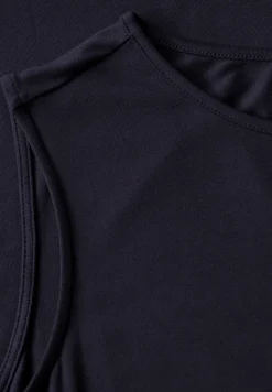 Mouwloze jersey jurk