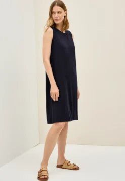 Mouwloze jersey jurk