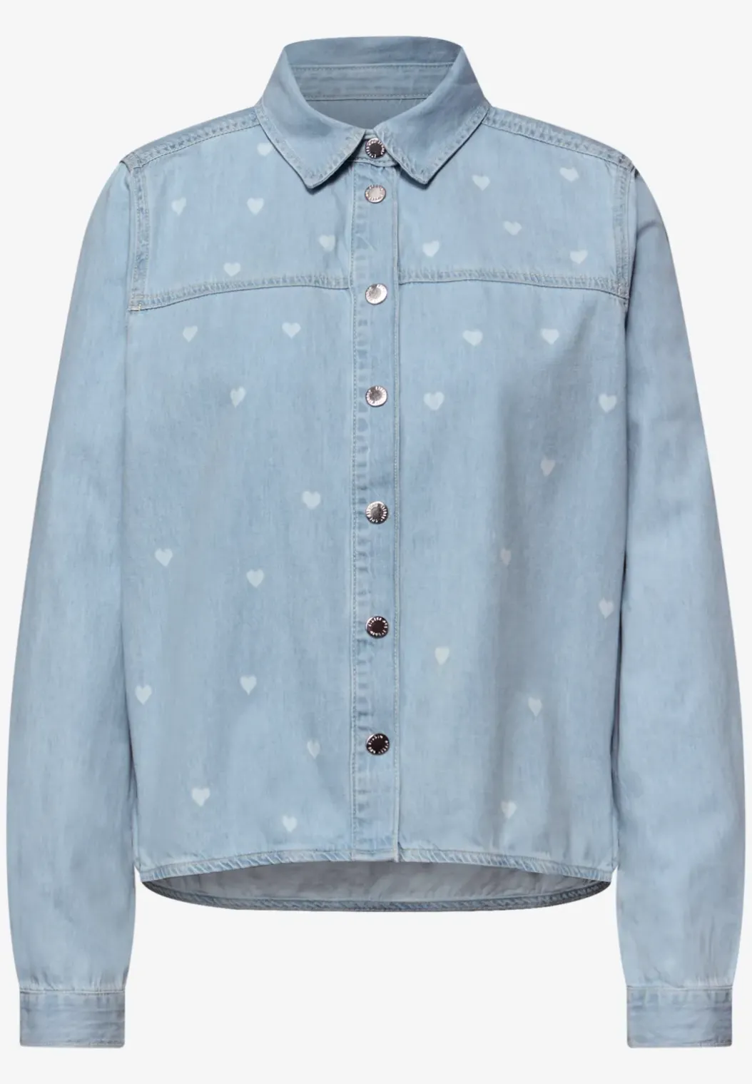 Overhemd blouse met hart details