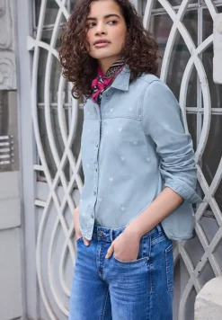 Overhemd blouse met hart details