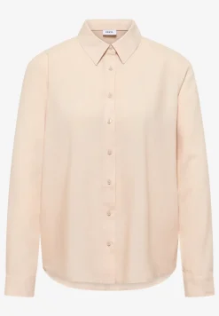Overhemdblouse in effen kleur