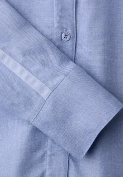 Overhemdblouse met getapete details