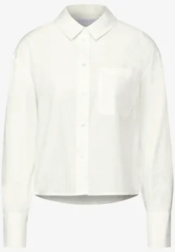 Overhemdblouse met knoopsluiting