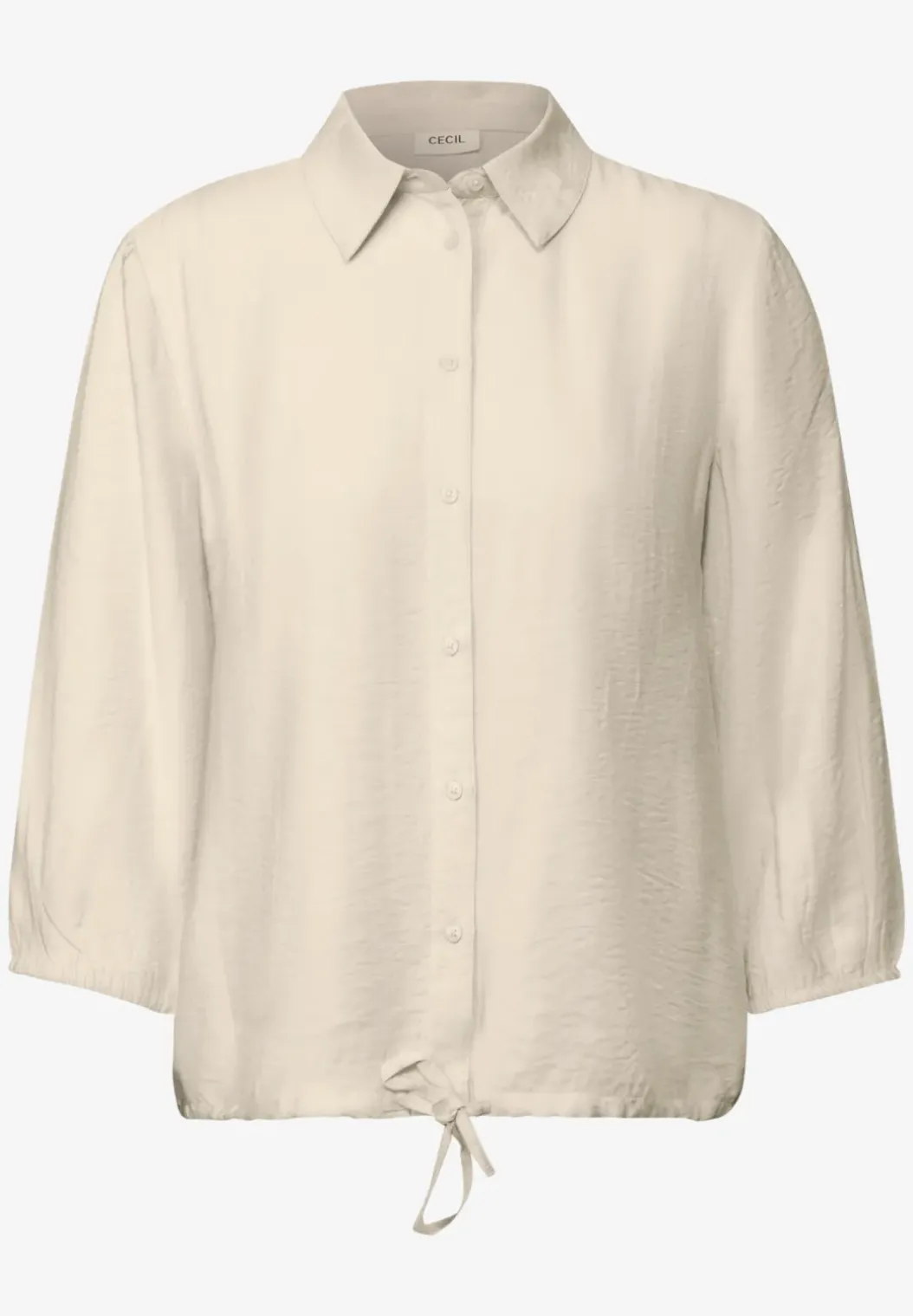 Overhemdblouse met structuur